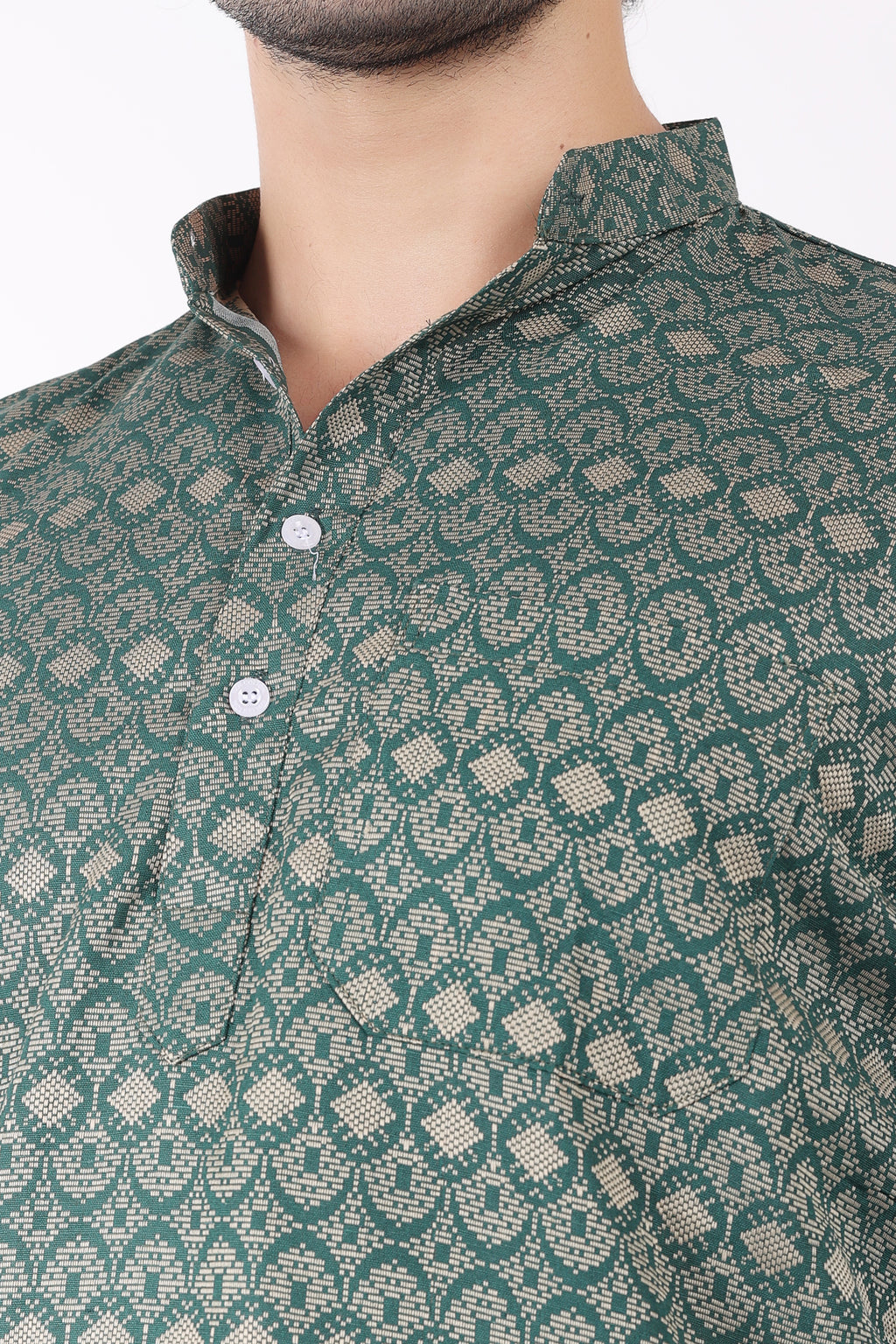 Cotton Jacquard Doobi Fabric Kurta Pyjama