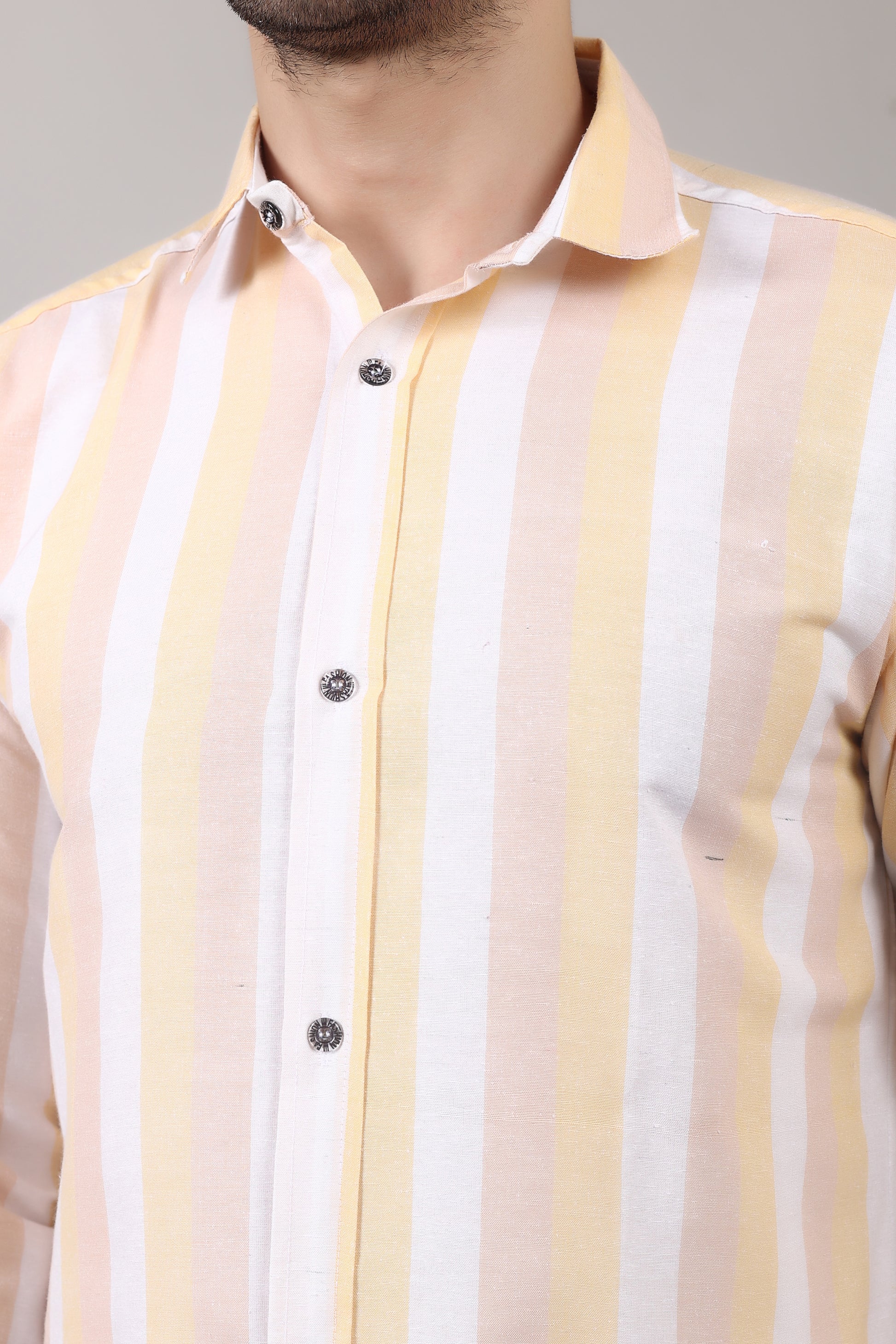 Striped Cotton Casual Shirt for Men